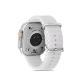 You Watch A8-A84PRO Silver & White Silicon Unisex Kol Saati - 3
