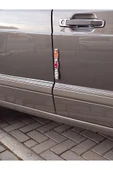 Reflektörlü kafesli kapı bademi 2 adet (Krom) - 2