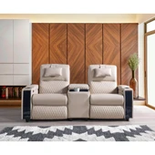 Anika İkili Sinema Koltuğu | Rehome İkili Koltuk | 205x97x105 cm - 1