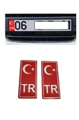 Tr Plaka Krom Sticker 2'li - 2