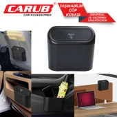 Araç Çöp Kovası Oto Çöp Kutusu Portatif Çok Fonksiyonlu Çöp Kovası gextr 657515 - 3