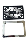 MOTORSİKLET TRAKTÖR PLASTİK PLAKALIK KROM ÇERÇEVELİ - 2