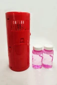Pilli Taşınabilir Köpük Makinesi - Led Işıklı - Müzikli Köpük makinesi 2 Tüp Köpüklü SU HEDİYE ! - 3