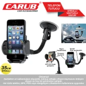 Carub Telefon Tutucu 35cm Spralli Vantuzlu Vakum - 2