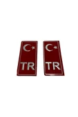 Tr Plaka Pulu Kırmızı - 2