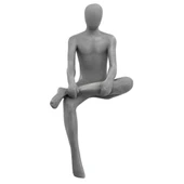 OTURAN ADAM OBJESİ TAŞ RENGİ 20X41 - 1
