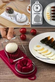 Çok Fonksiyonlu Eşit Yumurta ,Meyve Dilimleyici Kesici Aparat - 8