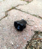 Siyah Renk Sevimli Muzip Anahtarlık Nah Anahtarlık thumbnail 3