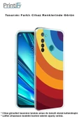 PrintiFy  Samsung Galaxy A26 ile Uyumlu Kamera Korumalı Renk Cümbüşü A Tasarımlı Şeffaf Silikon Kılıf thumbnail 4