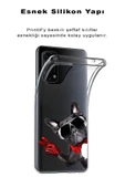 PrintiFy  Galaxy A36 ile Uyumlu 1mm Slim Fit Köpek 2 050e Baskılı Şeffaf  Kılıf - 2