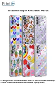 PrintiFy  Galaxy A36 ile Uyumlu Water Color 2  Kamera Korumalı Şeffaf  Kılıf - 5