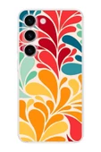 PrintiFy  Samsung Galaxy S24 FE ile Uyumlu 1mm Slim Fit Retro Colors 5 Baskılı Şeffaf  Kılıf thumbnail 1