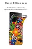 PrintiFy  Samsung Galaxy A56 ile Uyumlu 1mm Slim Fit Retro Colors 2 Baskılı Şeffaf  Kılıf - 2