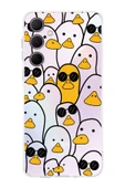 PrintiFy  Samsung Galaxy A56 ile Uyumlu Kamera Korumalı Duck Tasarımlı Şeffaf  Silikon Kılıf thumbnail 1