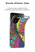 PrintiFy  Galaxy A56 ile Uyumlu 1mm Slim Fit Retro Colors 4 Baskılı Şeffaf  Kılıf thumbnail 2
