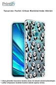 PrintiFy  Samsung Galaxy A26 ile Uyumlu Kamera Korumalı Panda Tasarımlı Şeffaf Silikon Kılıf thumbnail 4