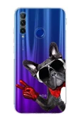 PrintiFy  Honor 20 Lite ile Uyumlu Köpek 2 Kamera Korumalı Şeffaf Kılıf thumbnail 1