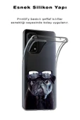 PrintiFy  Samsung Galaxy  A16 ile Uyumlu 1mm Slim Fit Köpek 3 050f Baskılı Şeffaf  Kılıf thumbnail 2