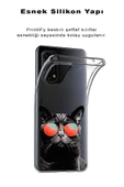 PrintiFy  Samsung Galaxy  A16 ile Uyumlu 1mm Slim Fit Kedi 3 050d Baskılı Şeffaf  Kılıf thumbnail 2