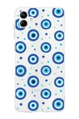 PrintiFy  Samsung Galaxy A36 ile Uyumlu 1mm Slim Fit Nazar Boncuğu 1 Baskılı Şeffaf  Kılıf thumbnail 1