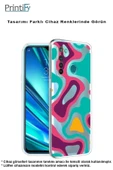 PrintiFy  Samsung Galaxy A36 ile Uyumlu Kamera Korumalı Renkli Desen Tasarımlı Şeffaf Silikon Kılıf thumbnail 4