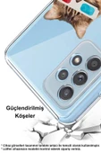 PrintiFy  Samsung Galaxy A36 ile Uyumlu Kedi 1 Kamera Korumalı Şeffaf Kılıf thumbnail 2
