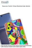 PrintiFy  Samsung Galaxy A56 ile Uyumlu Retro Color 6  Kamera Korumalı Şeffaf  Kılıf thumbnail 4