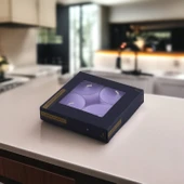 Tealight Kapsül Mum 4x43 Gr Dekoratif Mumu Kandil Hediyelik Fitilli Mumluk Şamdan Mor Renk Kokulu - 2