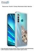 PrintiFy  Samsung Galaxy A16 Uyumlu Kamera Korumalı Catface Tasarımlı Şeffaf  Silikon Kılıf thumbnail 4