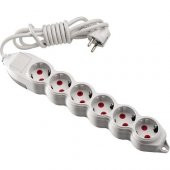 Mono 6 Lı Topraklı 2 Metre Grup Priz - 1