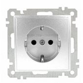 Mono Despina Gümüş Topraklı Priz - 1