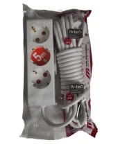 Mutlusan Ritech 3'lü Grup Priz Çocuk Korumalı 5Mt - 1