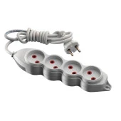 Mono 4 Lü Topraklı 2 Metre Grup Priz - 1
