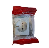 Makel Defne Beyaz Topraklı Priz 43001028 - 1