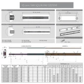 Samet Galvanizli Teleskopik Çekmece Rayı 43x350 - 2