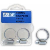 Made Hortum Kelepçesi 10X16 Mm 1 Kutu 2 Adet ST-38 - 1