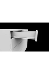 Samet 550mm Beyaz Bantlı Çekmece Rayı 1 Takım - 2