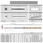 Samet Galvanizli Teleskopik Çekmece Rayı 35x400 - 2