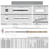 Samet Galvanizli Teleskopik Çekmece Rayı 35x450 - 2