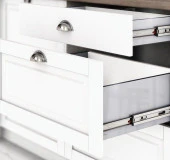 Samet Galvanizli Teleskopik Çekmece Rayı 35x450 - 3