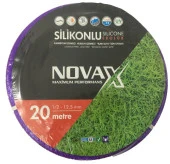 Novax Ekolüks Silikon Pvc Bahçe Hortumu 1/2 20mt - 1
