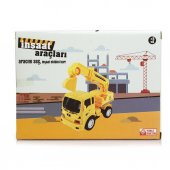 Şehrin İnşaat Araçları Pilli Sürtünen Işıklı-Kepçe URT012-001 - 8