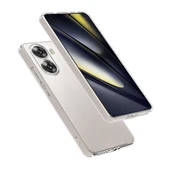 Xiaomi Poco X7 Pro Kılıf Şeffaf Silikon Hibrit Case Kapak - 4