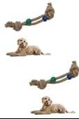 Diş Kaşıma İpi Köpek Oyuncağı Diş Güçlendirme Temizleme İpi Köpek Oyun Halatı - 8