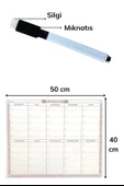 Şeffaf Kendiliğinden Yapışkanlı Kalemli Haftalık Planlayıcı 40cm-50cm - 6