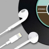 İphone Ucu Çıkışlı Pop Up Kulakiçi Yumuşak Kontrol Tuşlu Kulaklık - 5