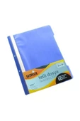 Umix Telli Plastik Dosya Mavi 50 Li 1 Paket - 2