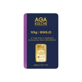 AgaKulche 10 gr 995 24 Ayar Külçe Altın - 1