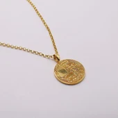 AgaKulche 14 Ayar Bitcoin Kolye - 3
