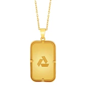 AgaKulche 5 gr Altın Külçe Kolye thumbnail 2